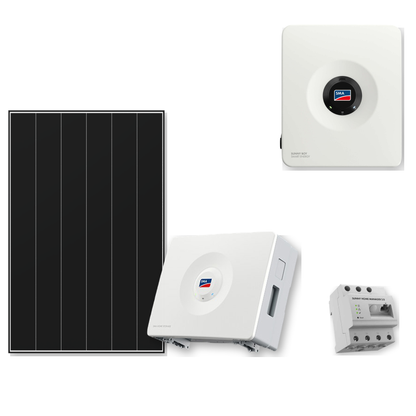 Premium PV-Anlage Deutsche Meisterklasse XS – Heckert Solarmodul, SMA Sunny Boy Smart Energy, SMA Home Storage 3,2 kWh, Sunny Home Manager 2.0 | inutec solarcenter
