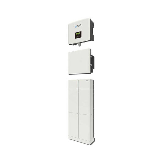 Ersatzstromfähiges 3ph Komplettpaket mit 6 kWh Speicher und tollen Eigenschaften | wählen Sie 6 - 15kW Hybrid-WR | inkl. kompl. vorverdrahteter Anschluss Box | Q.HOME Paket ESS HYB-G3, inutec solarcenter