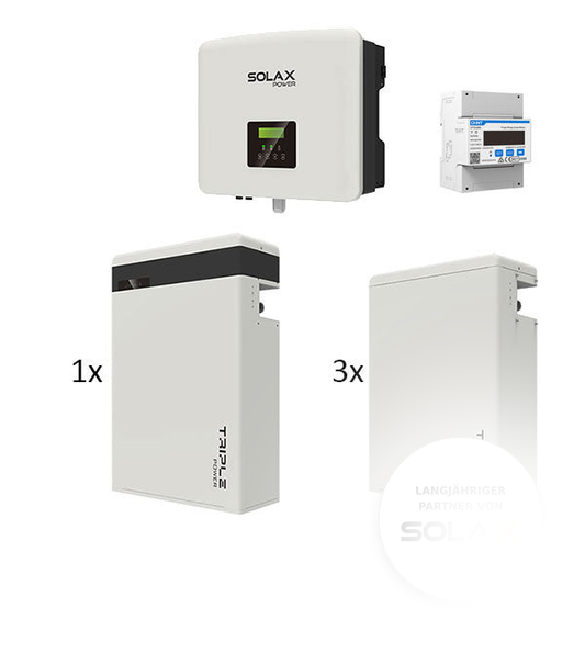 Inselfähige Solax PV Anlage: X3-HYBRID-15.0-D G4.2 15 kW | T-Bat 23 kWh | Zubehör