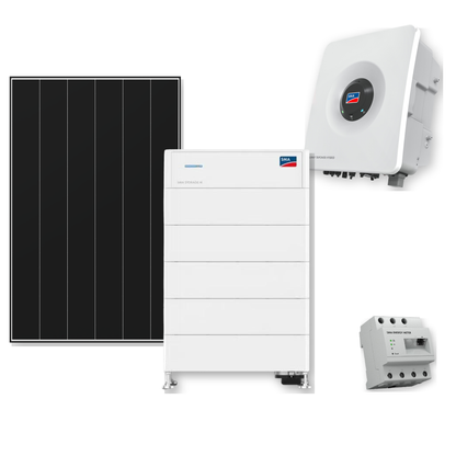 Premium PV-Anlage „Deutsche Meisterklasse XL" | 16,66 kWp Heckert Solarmodule | 15 kW SMA Tripower Hybrid X | 20,5 kWh SMA Storage M & Zubehör