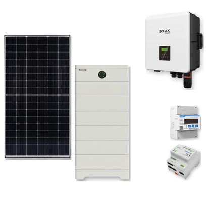 Premium PV-Anlage „FeaturePlus" | 15,98 kWp Luxor Solarmodule | 15 kW Solax Hybrid G4 Pro | 15 kWh T-BAT Speicher & Zubehör