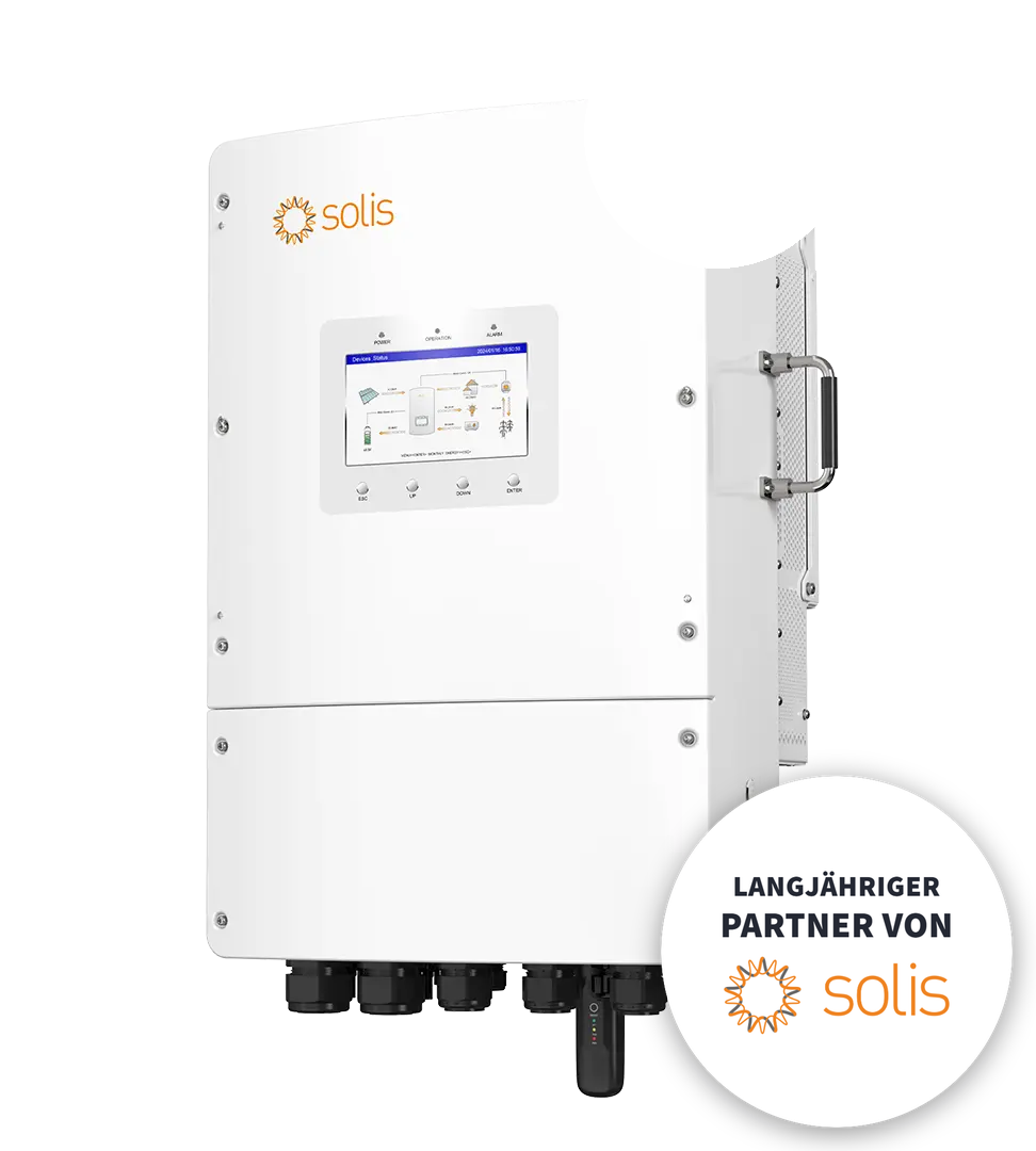 Solis 8-15kW Hybridwechselrichter mit Langjähriger Partner Solis Kreis