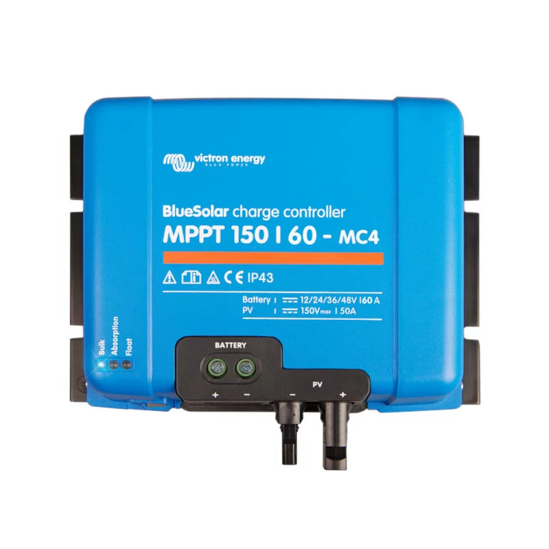Victron Energy BlueSolar MPPT 150/60-MC4 Solarladeregler, Front, inutec solarcenter