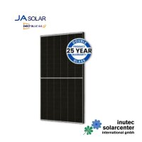 JA Solar 445 W I N-Type I bifacial double glass solar module LB MC4 | black frame